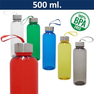 Botella Plastica con Cinta M27