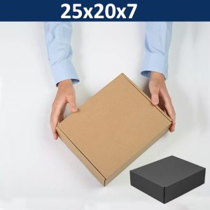 Caja Carton Autoarmable Microcorrugado 25x20x7