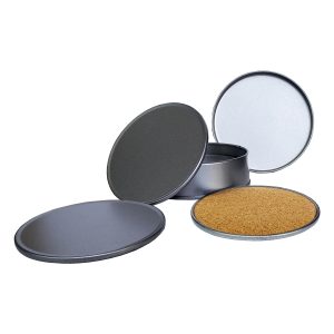Set de Posavasos Aluminio Corcho T13
