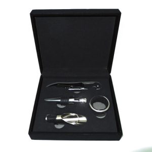 Set de Vino Simil Cuero W4