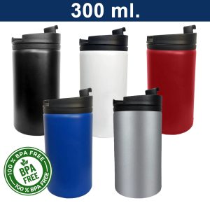 Mug Termico Acero inoxidable Plastico M14